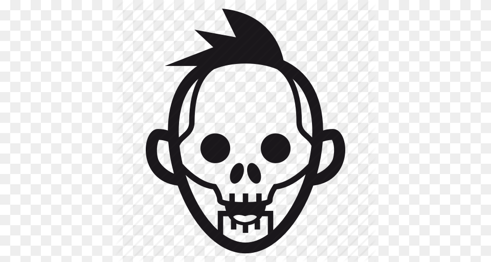 Halloween Mask Skeleton Skull Undead Icon, Bag, Accessories Free Png Download