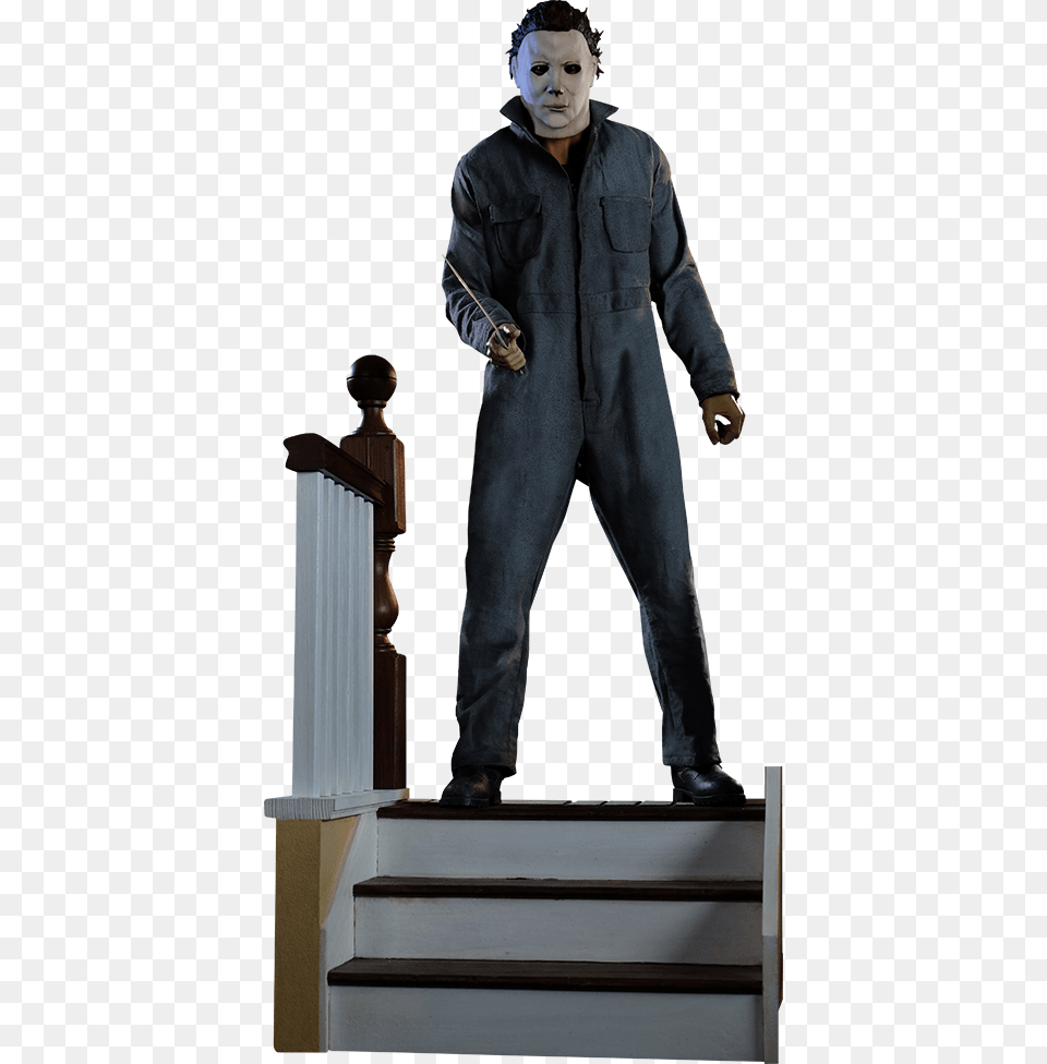 Halloween Michael Myers, Staircase, House, Handrail, Pants Free Png Download
