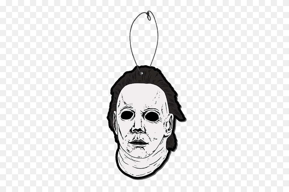 Halloween Michael Myers Air Fresheners Nightmare Toys, Art, Drawing, Head, Person Free Png Download