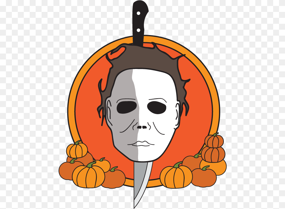 Halloween Michael Myers Art Designed Halloween Michael Myers Clipart, Food, Plant, Produce, Pumpkin Png
