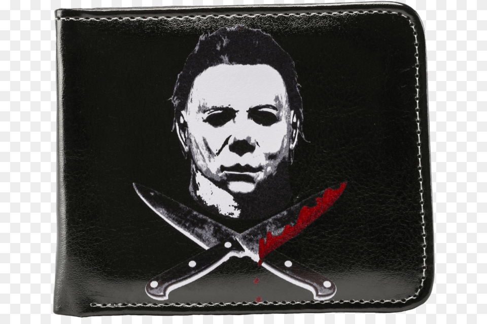 Halloween Michael Myers Billfold Wallet Halloween Michael Myers Wallet, Face, Head, Person, Adult Png Image