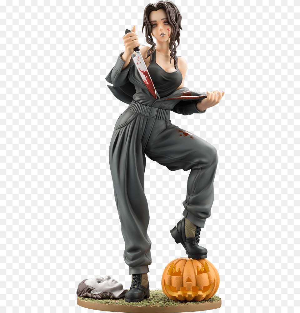 Halloween Michael Myers Statue By Kotobukiya Kotobukiya Michael Myers, Adult, Person, Woman, Female Png Image