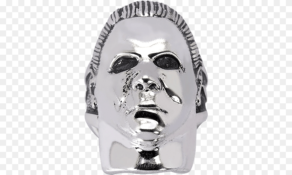 Halloween Michael Myers Sterling Silver Ring Michael Myers Ring, Mask, Head, Person Free Transparent Png