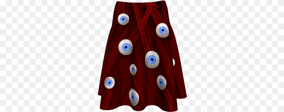 Halloween Monster Eyes Digital Print Skirt All Cio Invest, Fashion, Formal Wear, Disk, Clothing Png