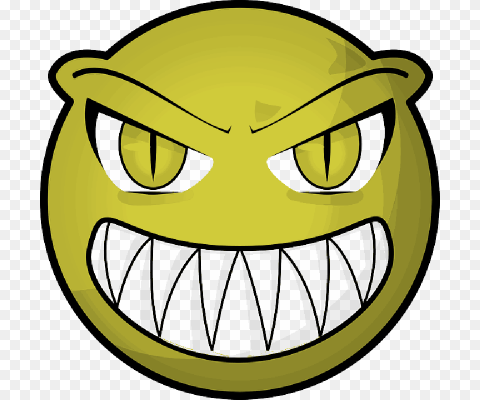 Halloween Monster Face Golden Eyes Devil Scary Monster Shower Curtain, Ball, Tennis Ball, Tennis, Sport Free Transparent Png