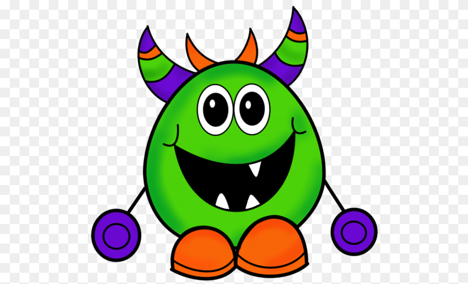 Halloween Monsters Clip Art, Green Free Png