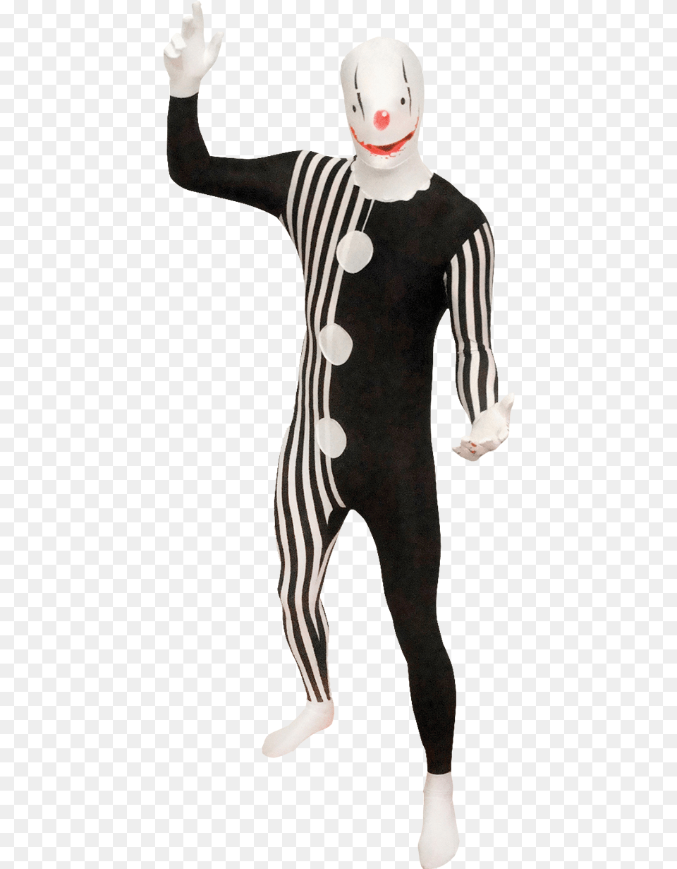 Halloween Morphsuit Killer Clown, Performer, Person, Mime, Face Png