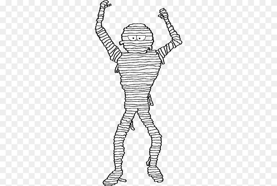 Halloween Mummy Arms Up, Baby, Person, Alien, Ninja Png