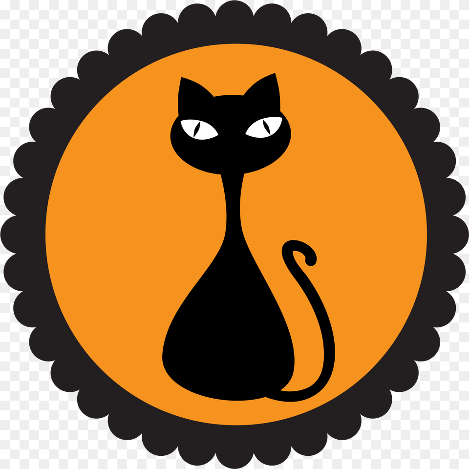 Halloween Napkin Knot Mille Et Un Cupcake, Animal, Cat, Mammal, Pet Png Image