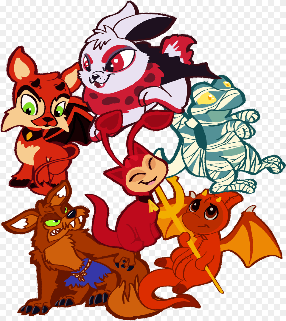 Halloween Neopets Drawings Fictional Character, Art, Cartoon Png Image