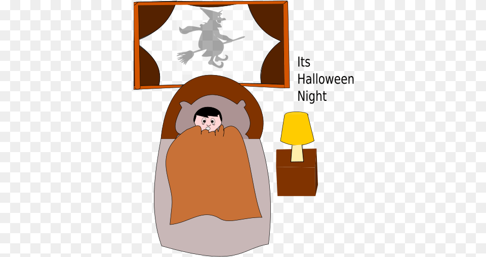 Halloween Night Halloween Bed Clipart, Lamp, Fashion, Person, Face Free Png