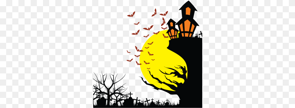 Halloween Night Illustration Halloween Illustration, Face, Head, Person, Animal Png Image