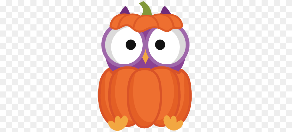 Halloween Owl In Pumpkin Svg Cutting Files Owl Halloween Clip Art, Food, Plant, Produce, Vegetable Free Png Download