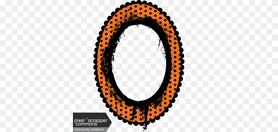 Halloween Paper Cuttings Grunge Frame Graphic, Oval, Machine, Wheel Free Png Download