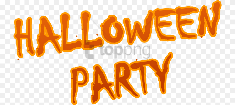 Halloween Party Calligraphy, Text, Person Free Png