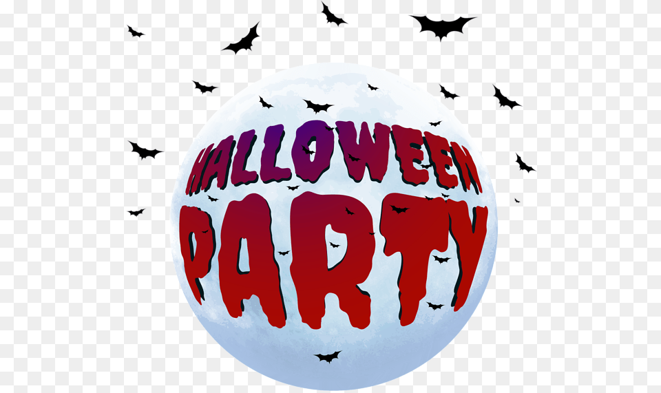 Halloween Party Clip Art Image Halloween Party Clip Art, Sphere, Logo, Text, Animal Free Transparent Png