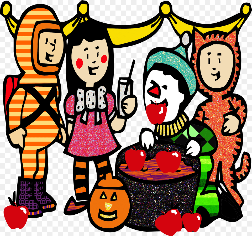 Halloween Party Clipart 19 Halloween Clip Art, Performer, Person, Clown, Face Free Png