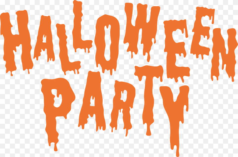 Halloween Party Clipart Black And White, Text, Person, Baby, Fungus Free Png Download