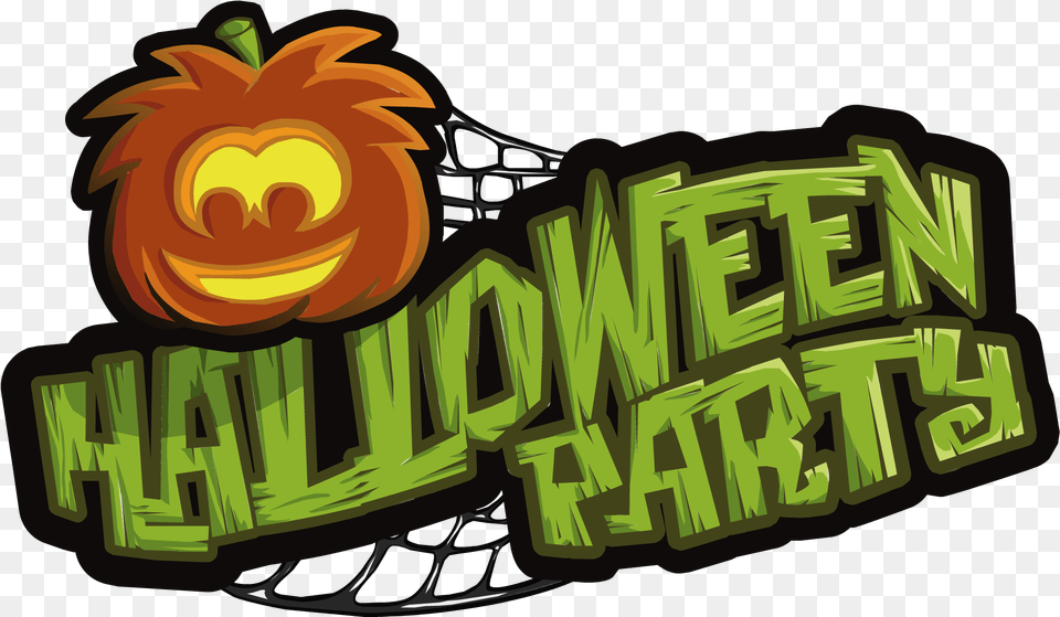 Halloween Party Logo Halloween Party Transparent Background, Plant, Vegetation, Green, Bulldozer Free Png