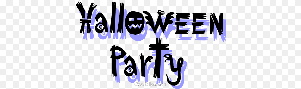 Halloween Party Royalty Vector Halloween Party Vector Clip Art, Logo, Text, Stencil, Adult Free Png Download
