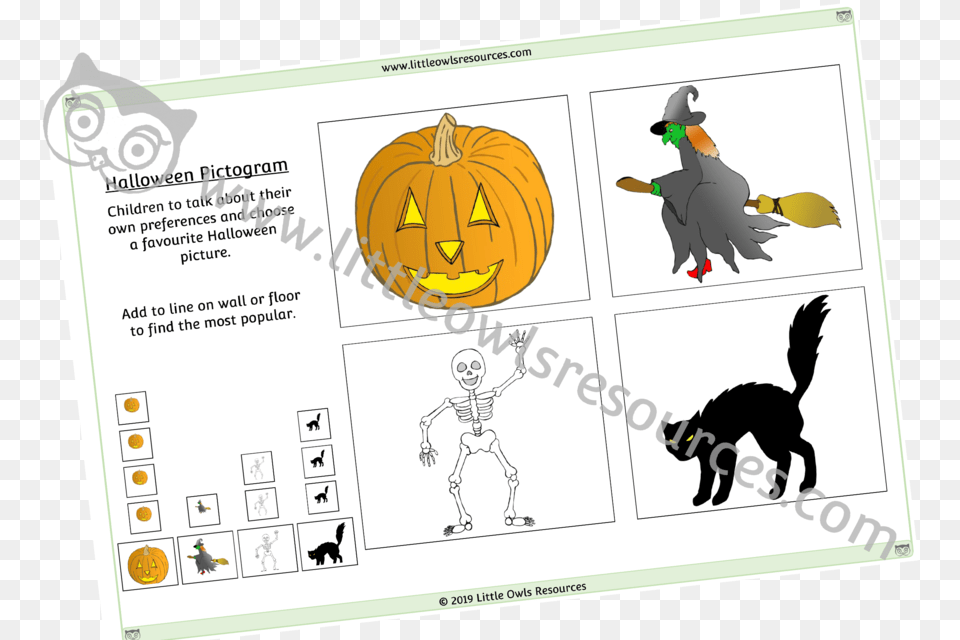 Halloween Pictogram Cartoon, Baby, Person, Animal, Pet Png Image