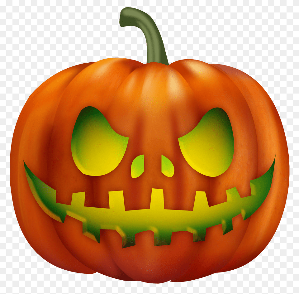 Halloween Pumpkin, Food, Plant, Produce, Vegetable Png