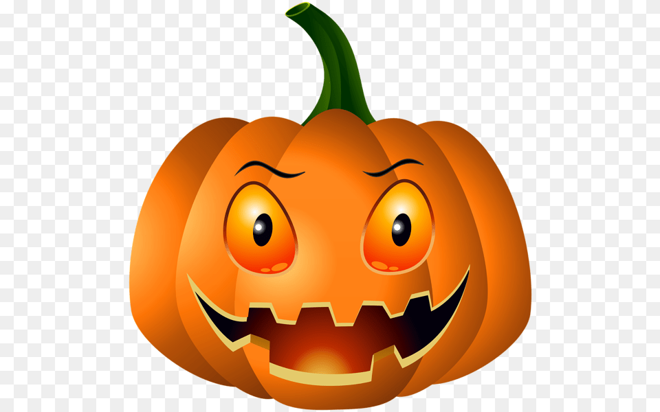Halloween Pumpkin Clip Art Jack O39 Lantern, Food, Plant, Produce, Vegetable Free Png Download