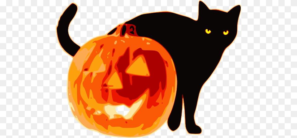 Halloween Pumpkin Clipart, Animal, Cat, Mammal, Pet Free Png