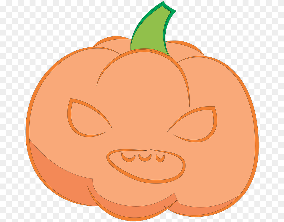 Halloween Pumpkin Clipart Transparent Smiley Face Animation, Food, Plant, Produce, Vegetable Png Image
