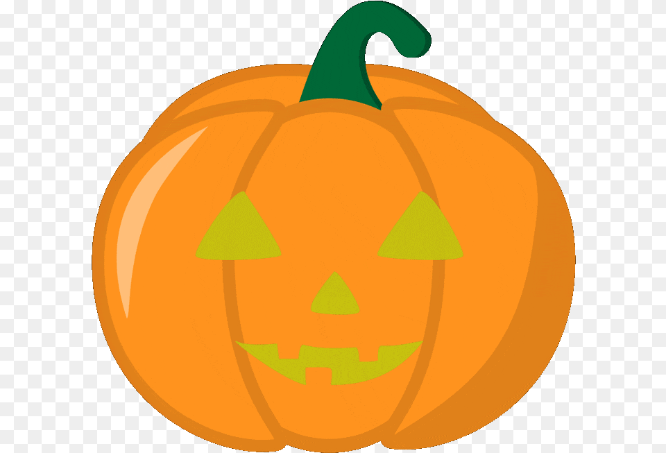 Halloween Pumpkin Gif Transparent, Vegetable, Food, Produce, Plant Free Png