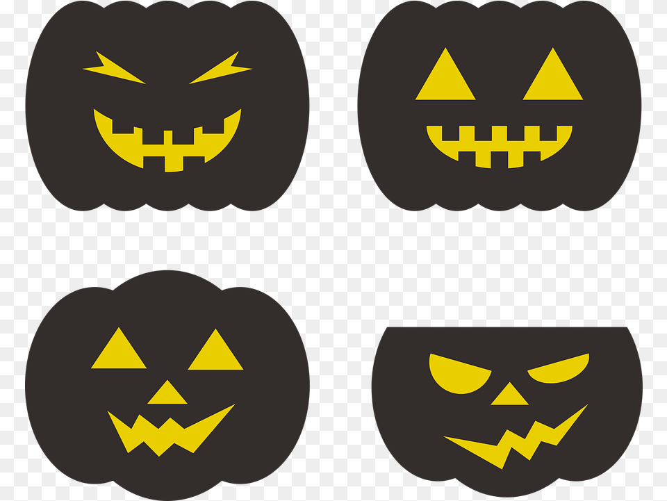 Halloween Pumpkin Harvest Vector Graphic On Pixabay Cartoon Scary Cartoon Halloween Pumpkin, Logo, Festival, Symbol Free Png Download