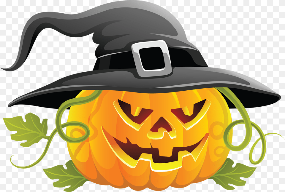 Halloween Pumpkin In, Festival, Clothing, Hat, Person Free Png Download
