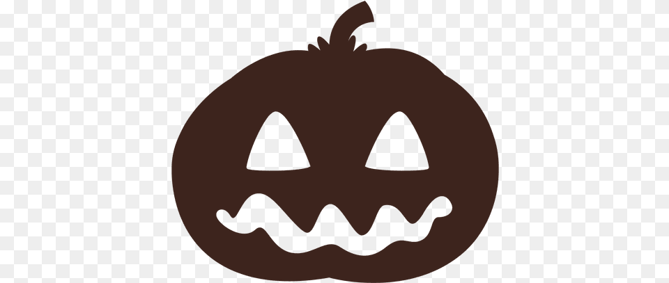 Halloween Pumpkin Mask Silhouette Transparent, Festival, Food, Plant, Produce Png Image