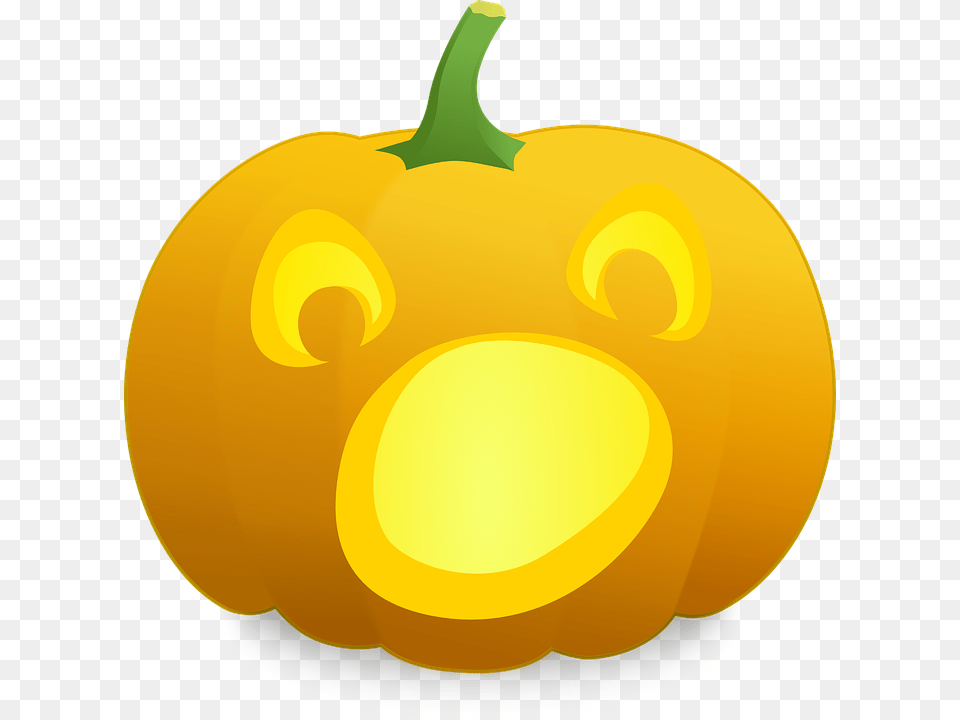 Halloween Pumpkin Scared Spooky Evil Jack O Lantern Clipart, Food, Produce, Bell Pepper, Pepper Free Png