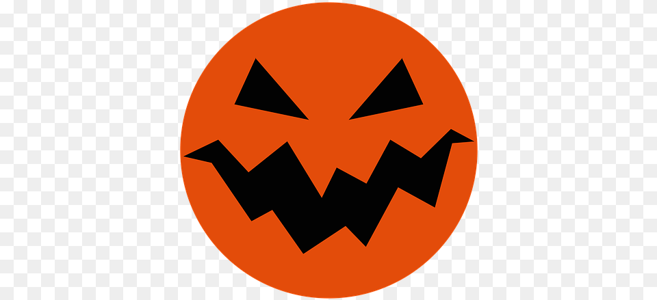 Halloween Pumpkin Smile Evil Vicious Autumn Circle Jack O Lantern, Festival, Logo Png Image