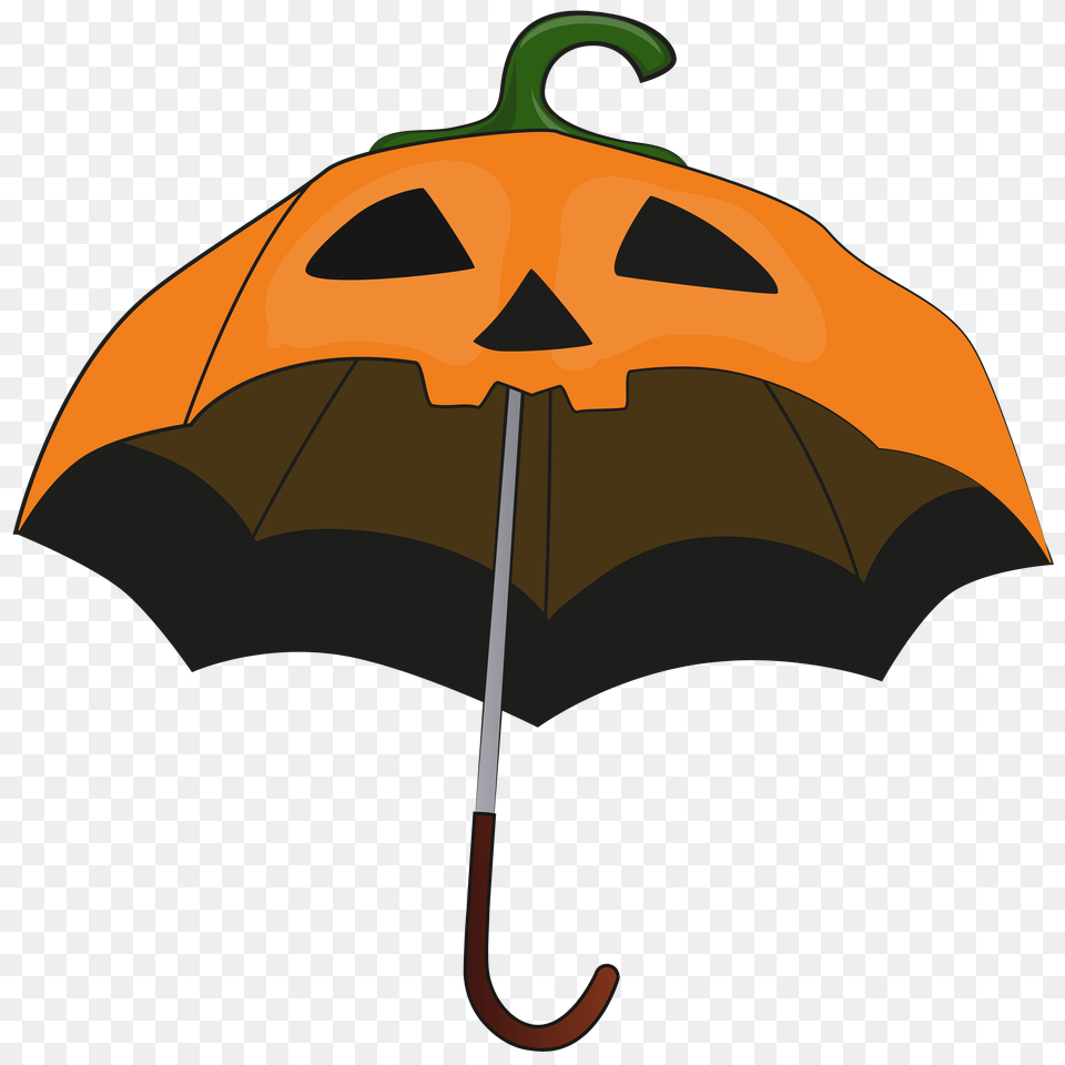 Halloween Pumpkin Umbrella Clip Art Gallery, Canopy, Bulldozer, Machine Free Png Download