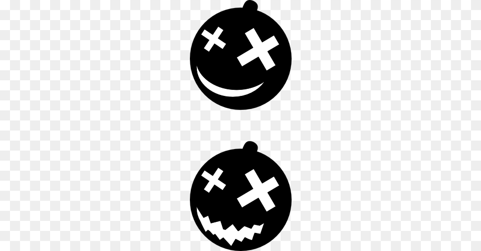 Halloween Pumpkins Black And White Vector Clip Art, Stencil, First Aid, Symbol Free Transparent Png