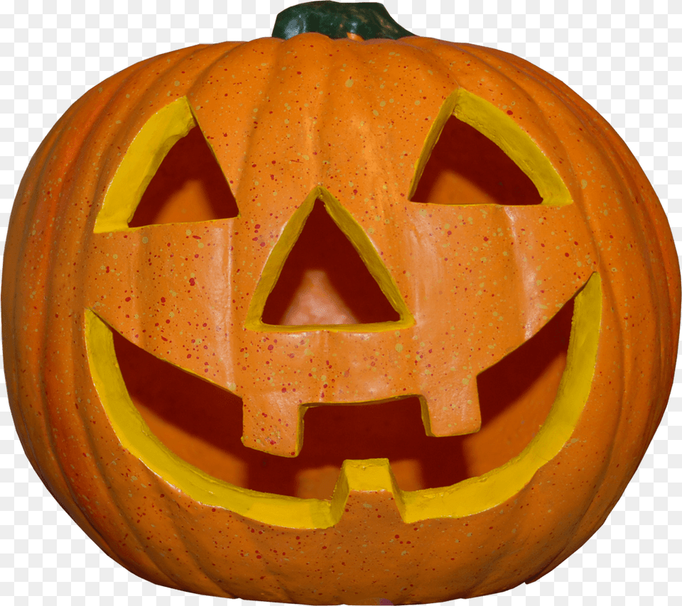Halloween Real Pumpkin, Food, Plant, Produce, Vegetable Png Image