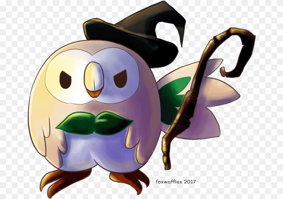 Halloween Rowlet Doodle I Did Happy Halloween Rowlet Pokemon, People, Person Free Png