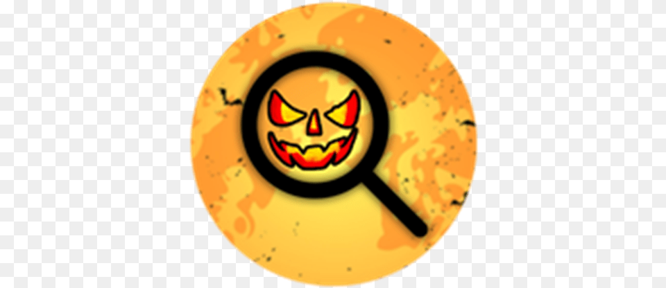 Halloween Scavenger Hunt Roblox Happy, Disk, Face, Head, Magnifying Free Png
