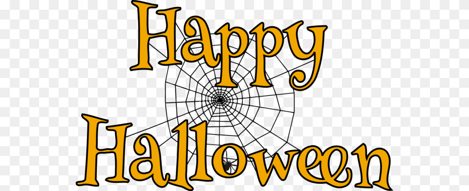 Halloween Sign Of Spider Webs Clipart, Text Free Transparent Png
