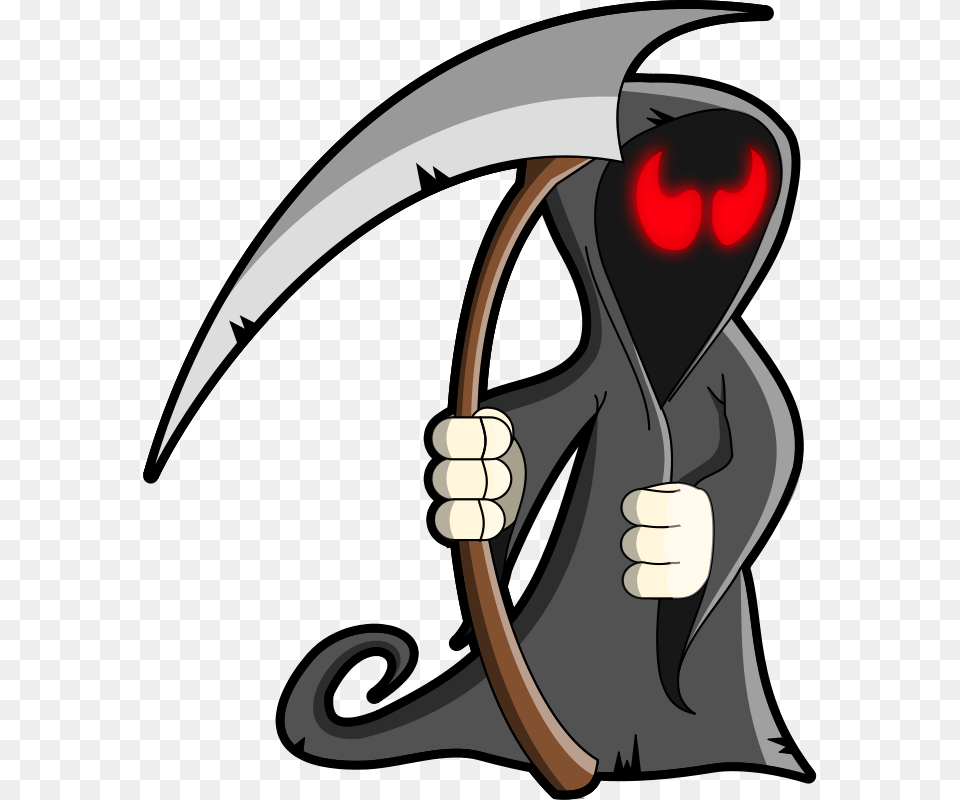 Halloween Skeleton Clipart Cartoon Grim Reaper Transparent Free Png