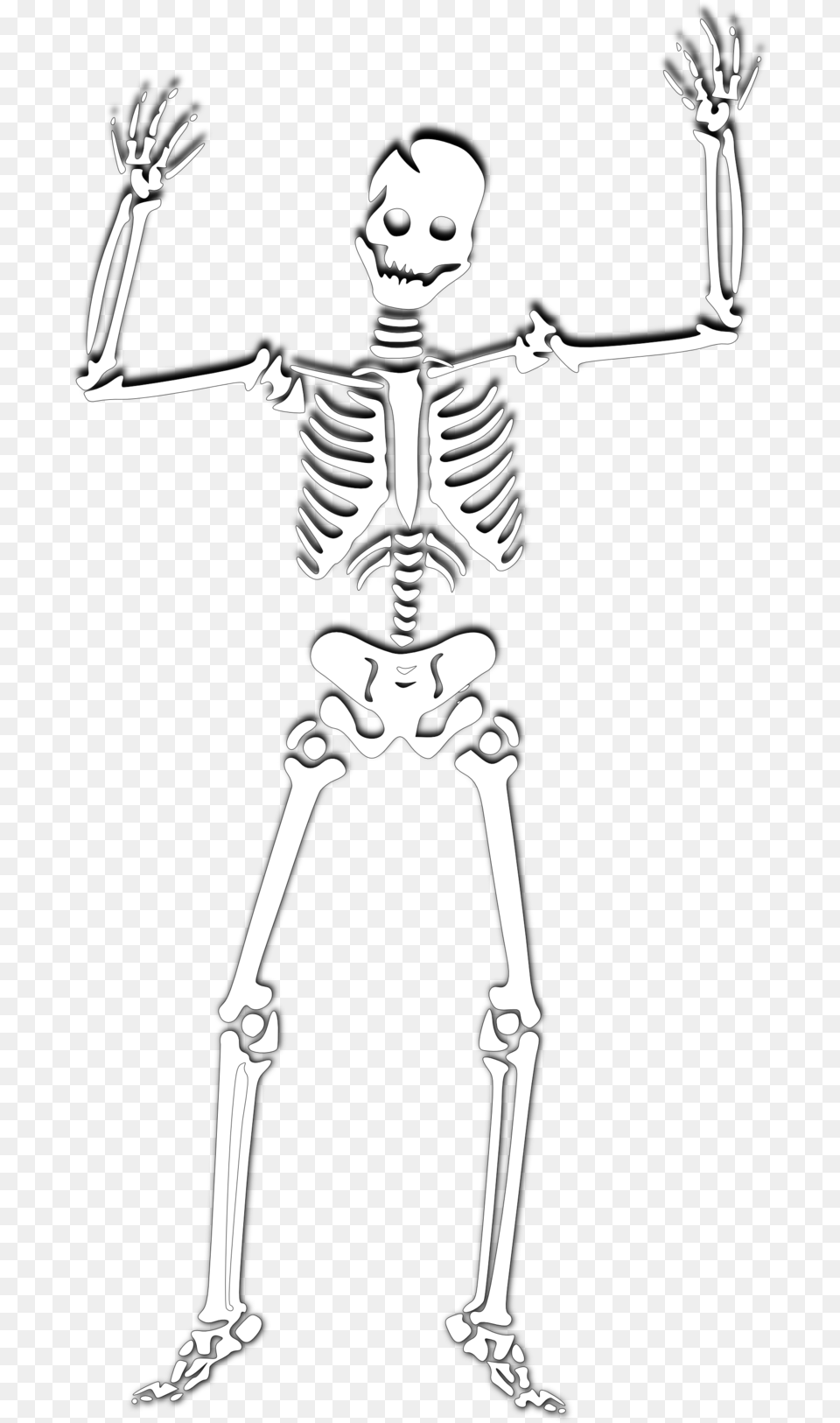 Halloween Skeleton Photos Skeleton Cartoon Background, Person, Blade, Dagger, Knife Png