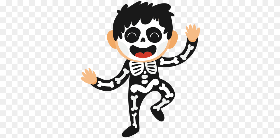 Halloween Skeleton Transparent Image Arts Halloween Costume Clip Art, Baby, Person, Face, Head Free Png