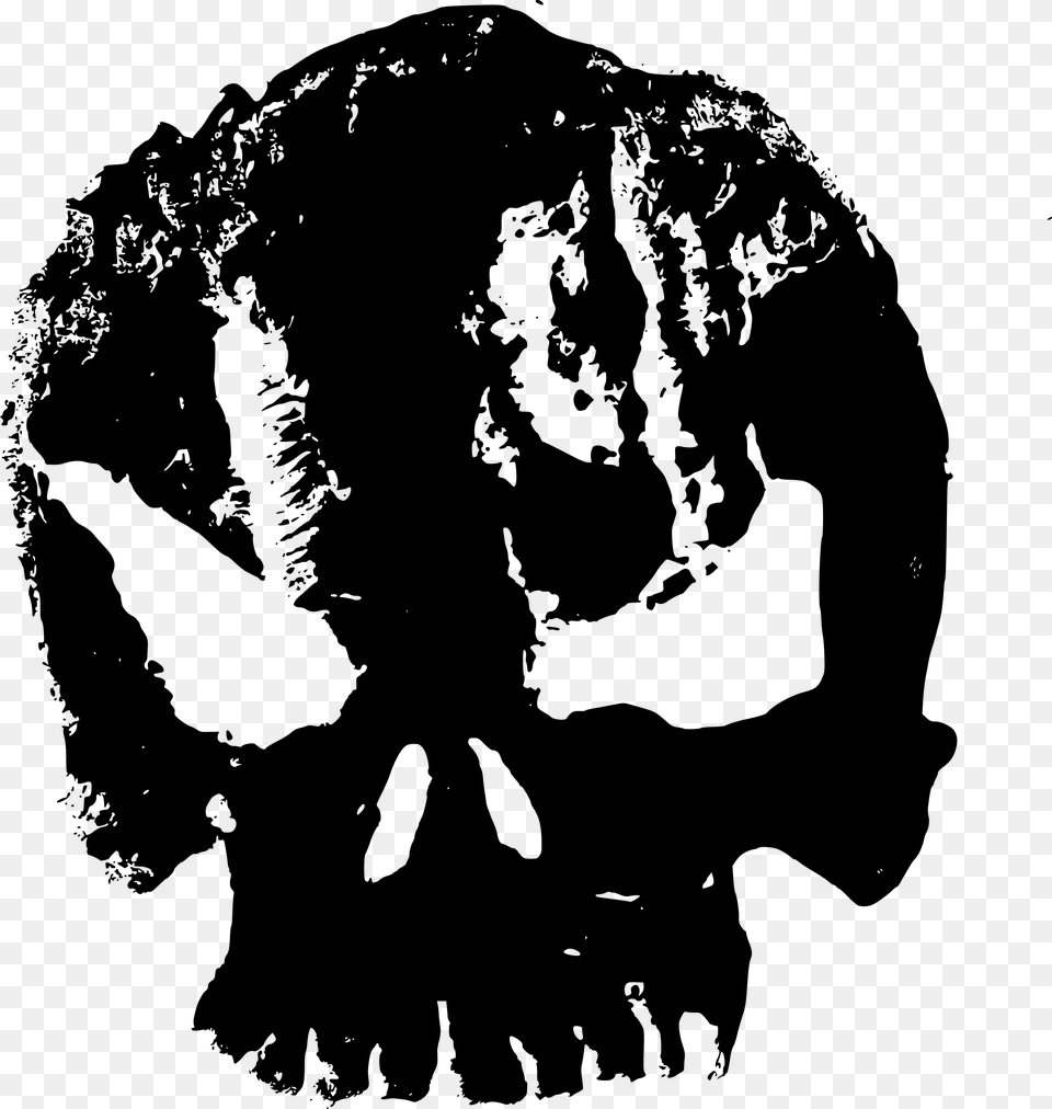 Halloween Skull, Gray Png Image