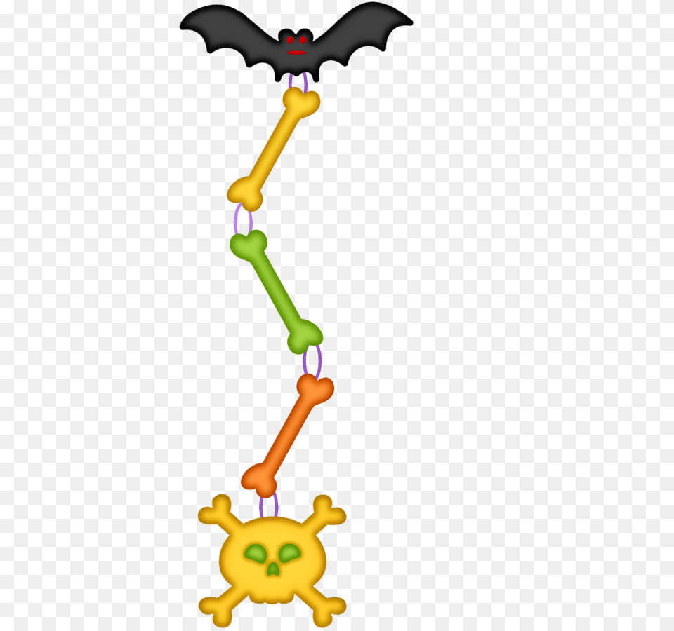 Halloween Skull Bones And Bat Clip Art Sweet Pics Free Transparent Png