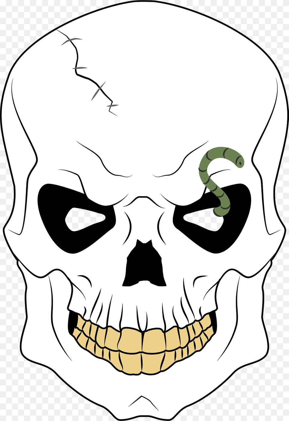 Halloween Skull Mask Clipart, Person, Face, Head Free Transparent Png