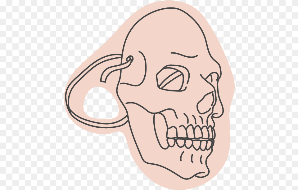 Halloween Skull Mask Graphic Creepy, Baby, Person, Head, Face Free Png Download