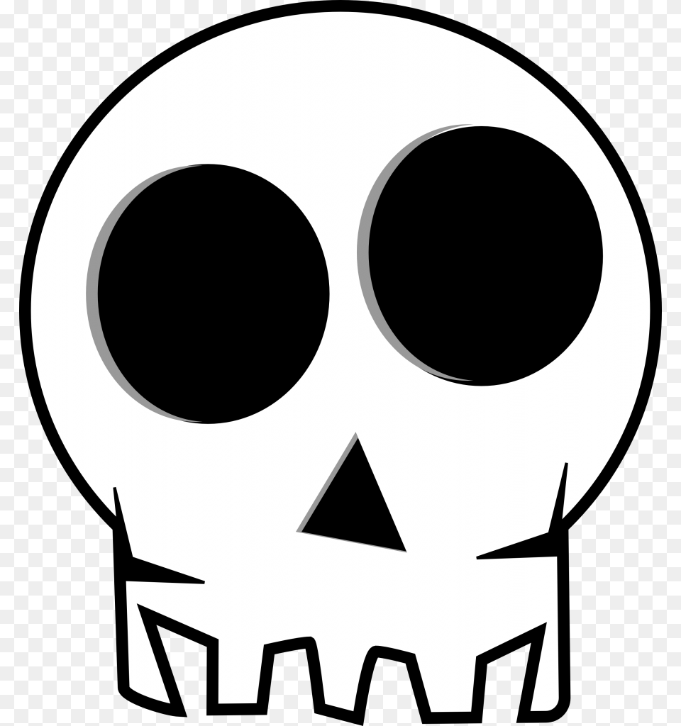 Halloween Skull Vector Stencil Png Image