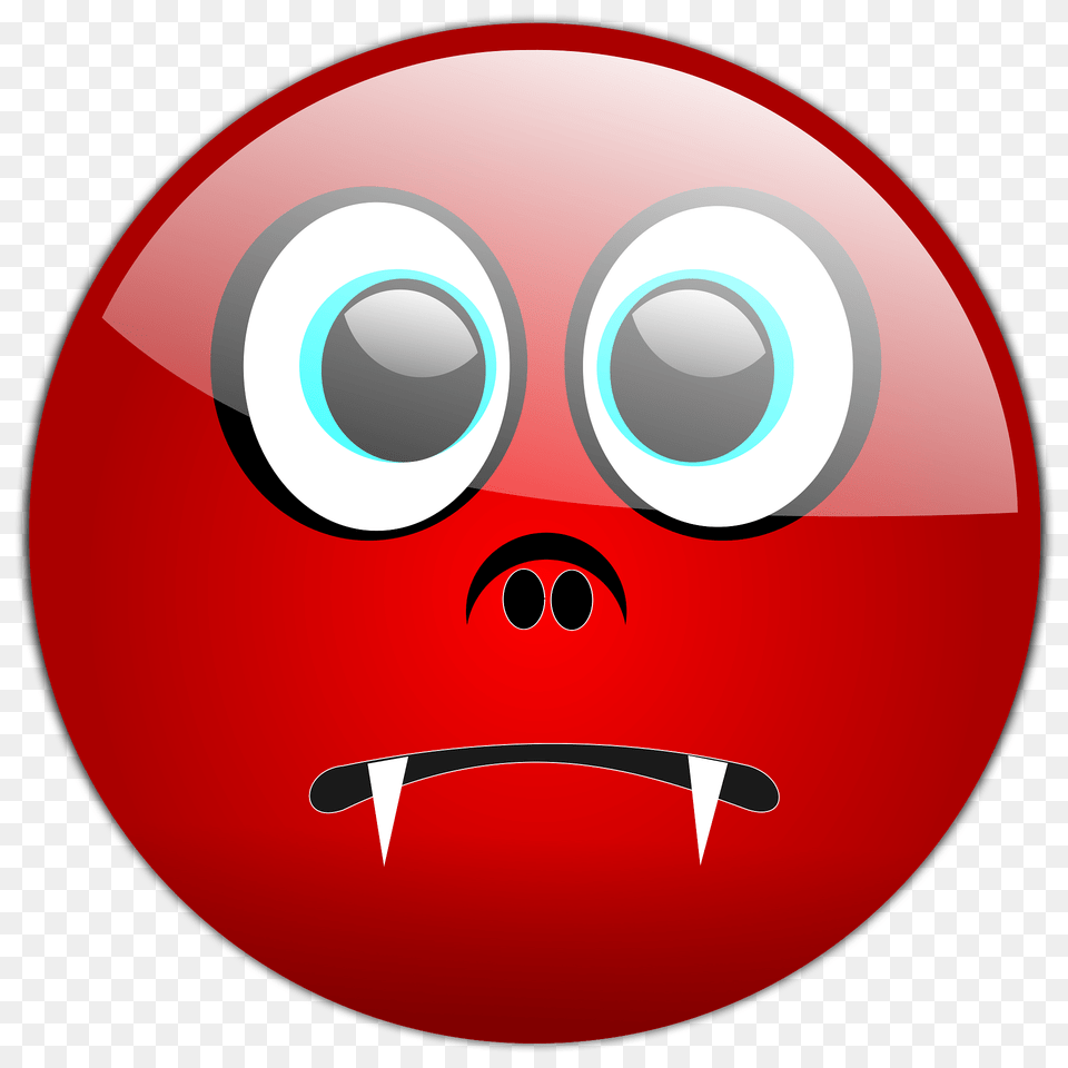 Halloween Smiley Fangs Clipart, Disk, Sphere, Bowling, Leisure Activities Free Png Download